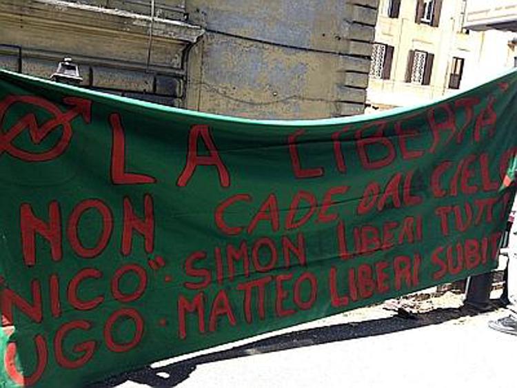 Corteo Roma, arresti domiciliari  per i quattro manifestanti fermati