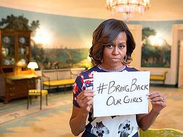 Nigeria, tweet di Michelle Obama per le liceali rapite: 