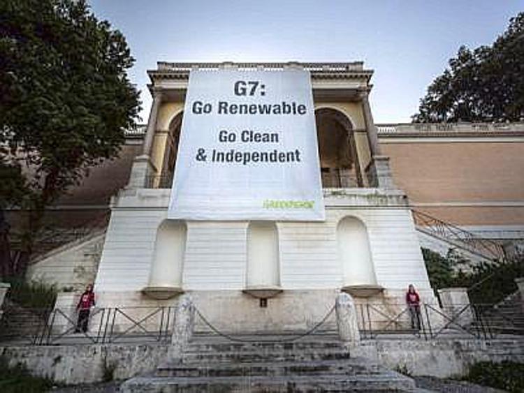 Greenpeace al G7: sicurezza energetica solo con le rinnovabili