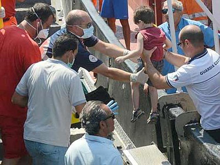 Arrivati in porto a Catania 322 migranti, tra loro 66 minorenni