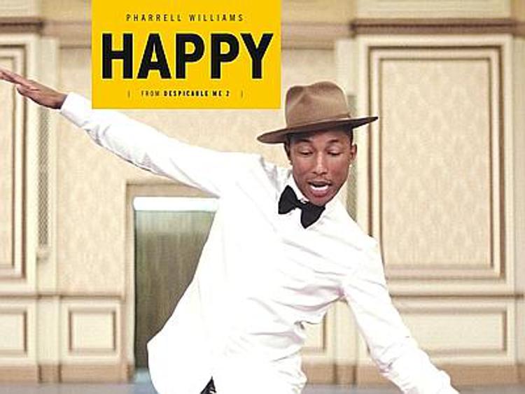 Pharrell Williams lancia il tormentone 'happyday' per la giornata della felicità