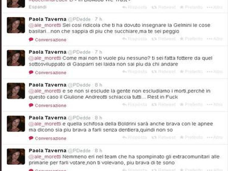 Moretti-Taverna, hackerati i profili Twitter. Tra le due deputate offese e insulti porno
