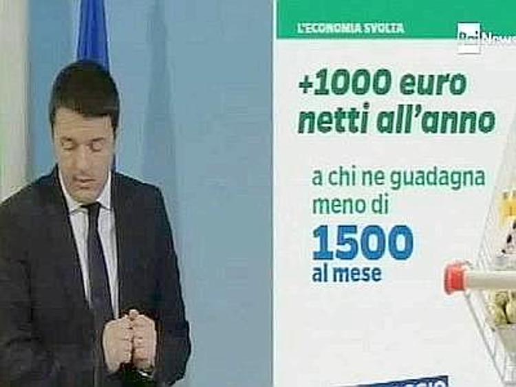 #lasvoltabuona di Renzi, taglio tasse 10 mld a 10 mln italiani