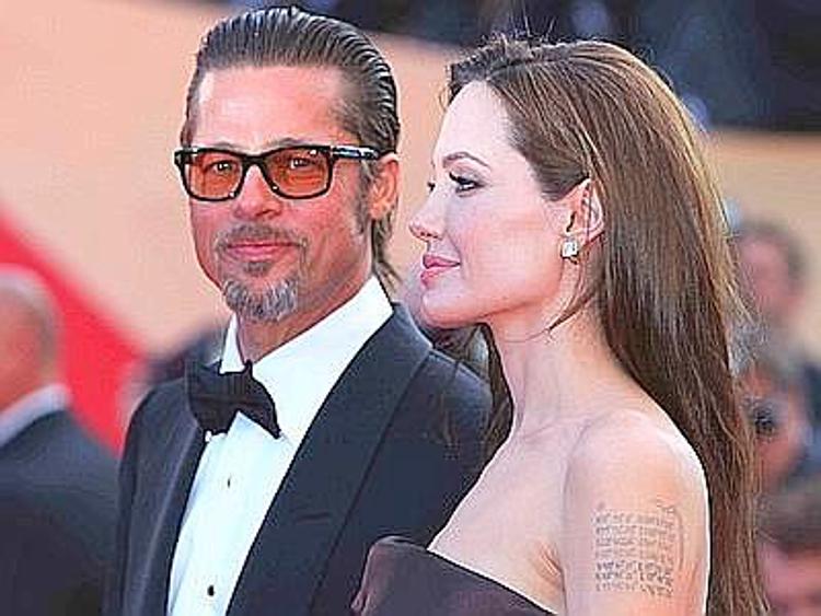 Angelina Jolie e Brad Pitt arrivati a Sochi per l'inizio dei Giochi Olimpici