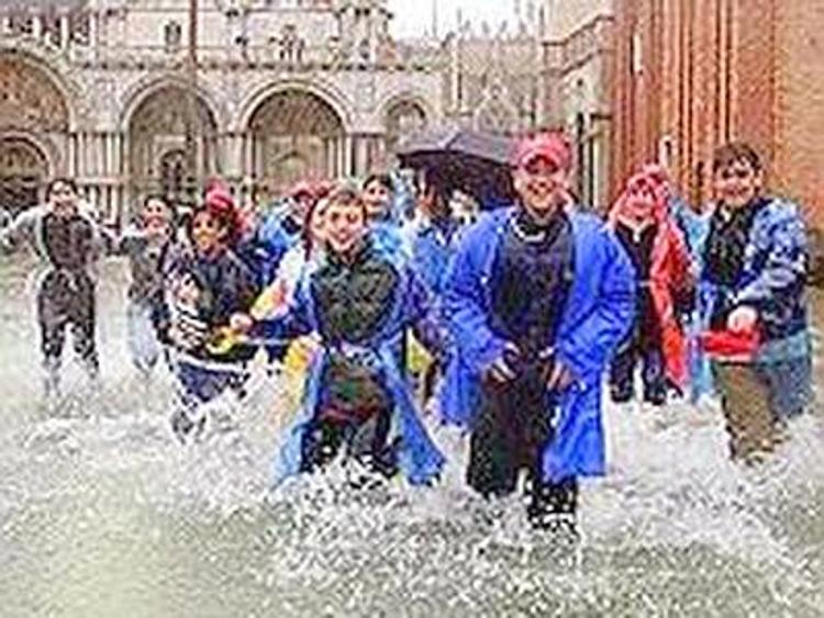 Maltempo, prevista acqua alta a Venezia: per le 23 punta massima 105-110