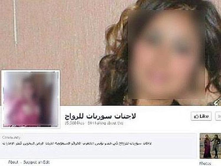 Siria: rifugiate offerte in sposa su Facebook, e' polemica