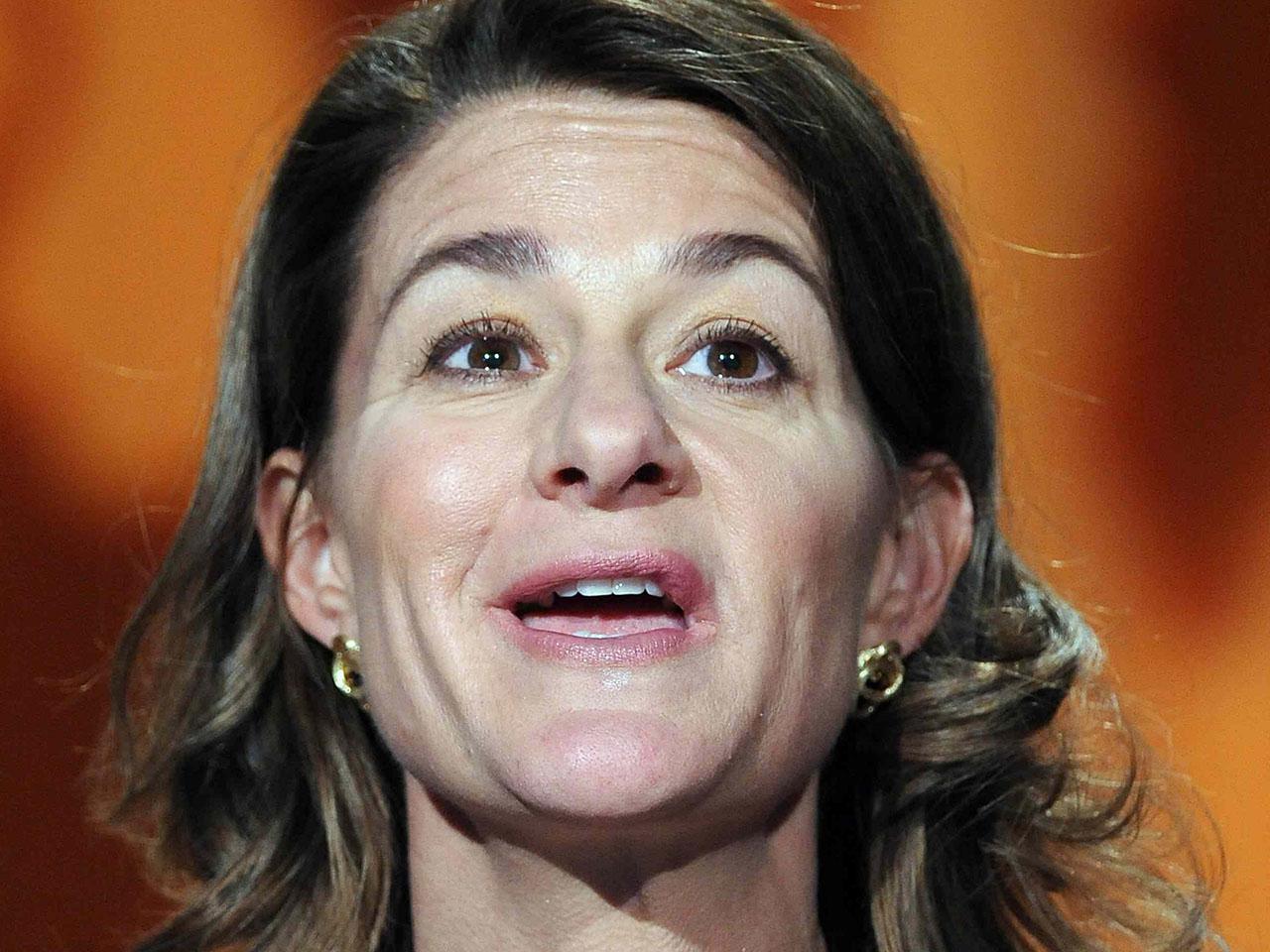 Melinda Gates, moglie di Bill e co-fondatrice di Microsoft, al terzo posto (Infophoto)