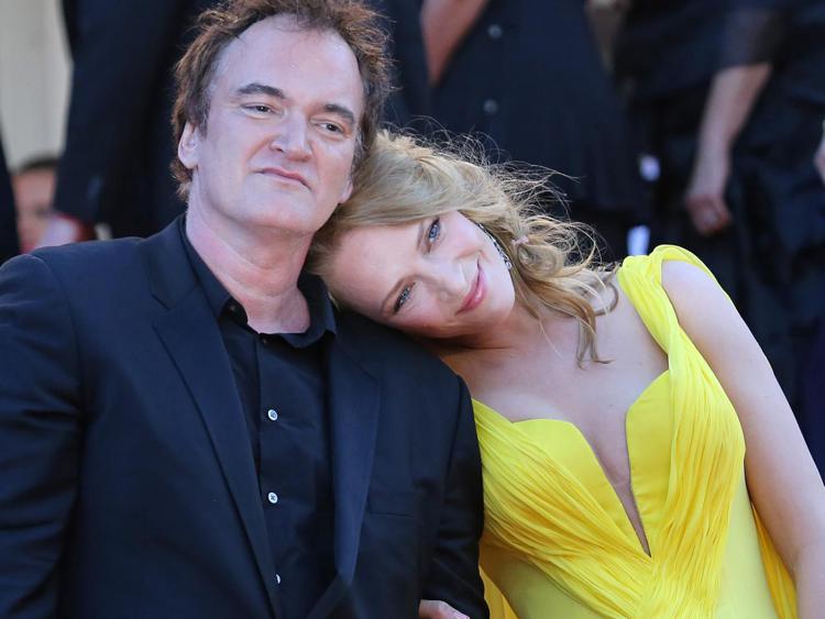 Quentin Tarantino e Uma Thurman a Cannes (Infophoto) - INFOPHOTO