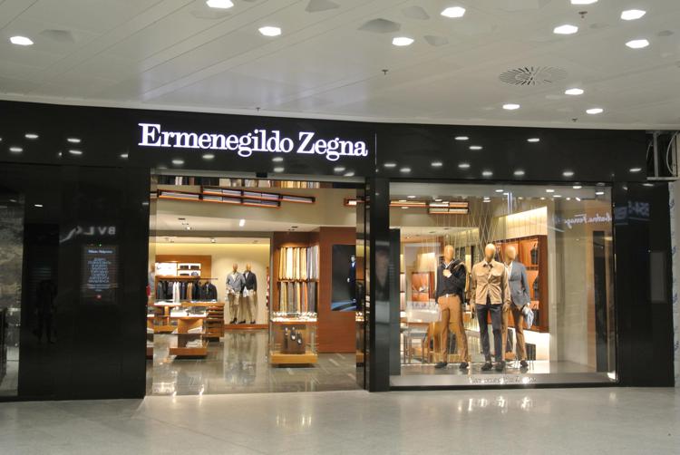 Nuova boutique di Ermenegildo Zegna al Terminal 1 di Malpensa