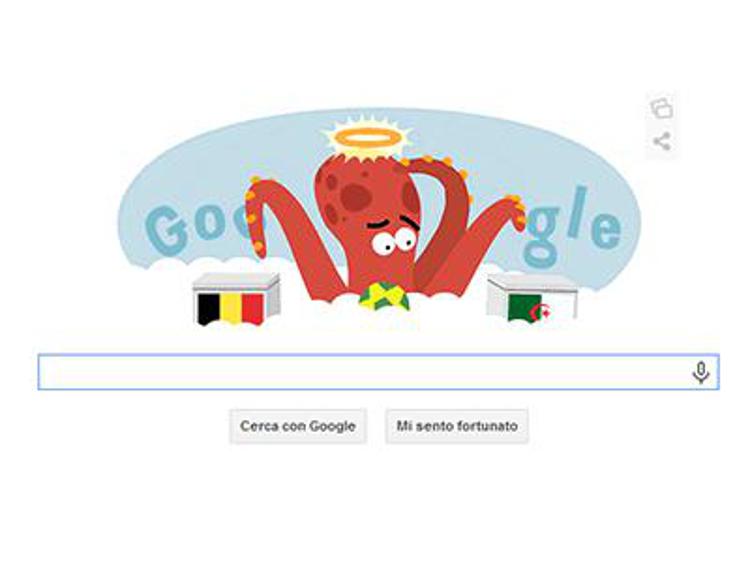 Google, doodle dedicato al polpo Paul