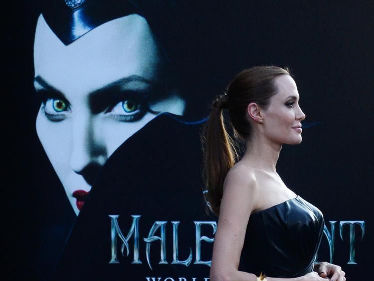 Angelina Jolie alla premieredi 'Maleficent' a Los Angeles (Infophoto)