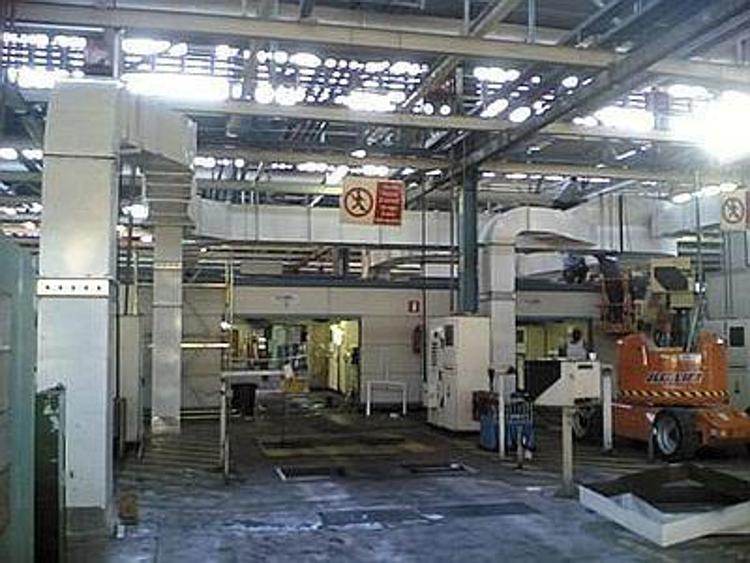 Una immagine della fabbrica dismessa di Termini Imerese
