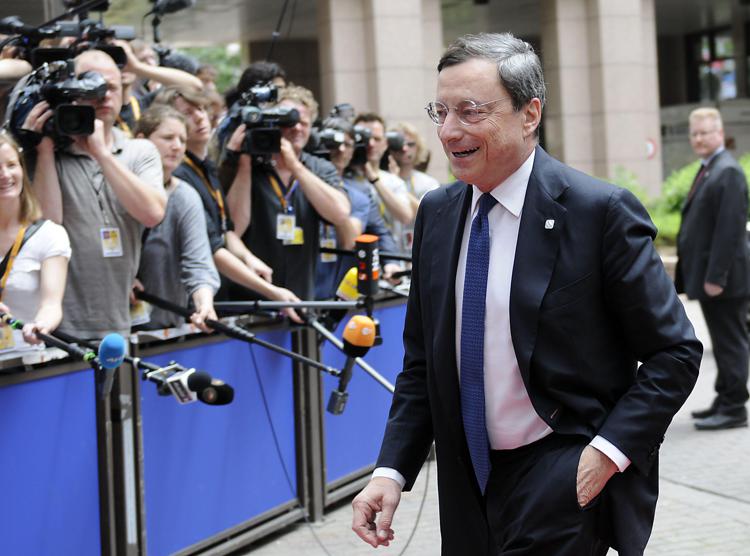 Il presidente della Bce Mario Draghi (Xinhua)