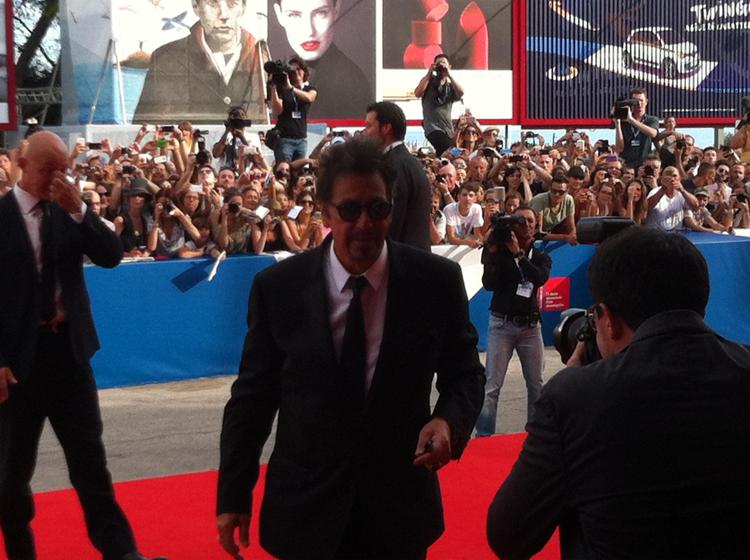 Red carpet per Al Pacino 
