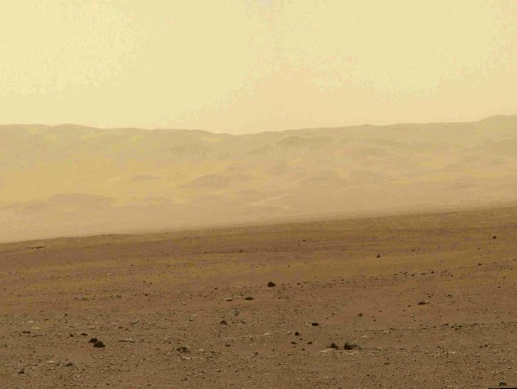 Immagini di Marte dalla sonda  Curiosity della Nasa (Infophoto)