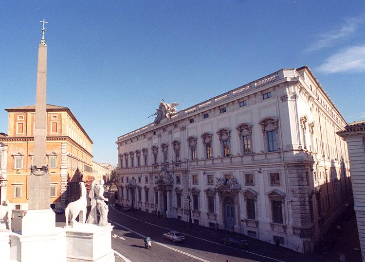 Il Palazzo della Corte Costituzionale (Adnkronos)