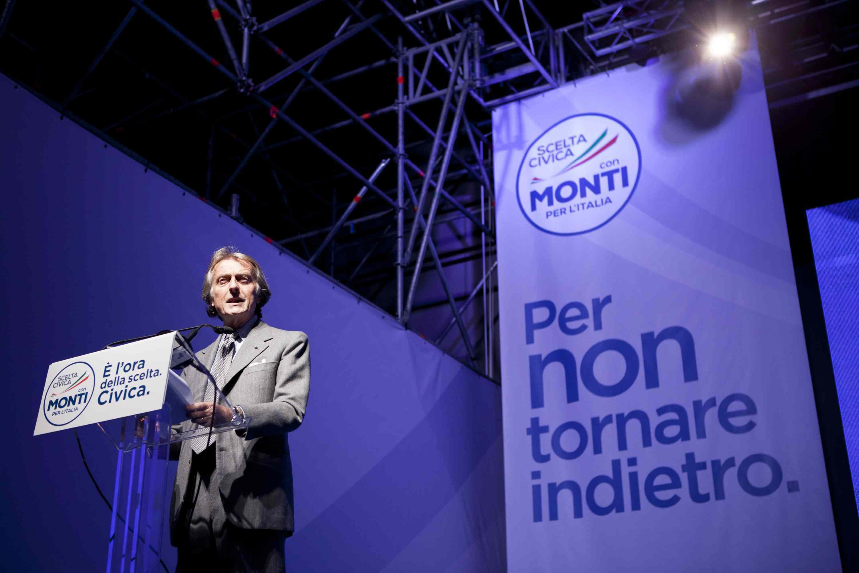 Scelta civica con Monti (Foto Infophoto)