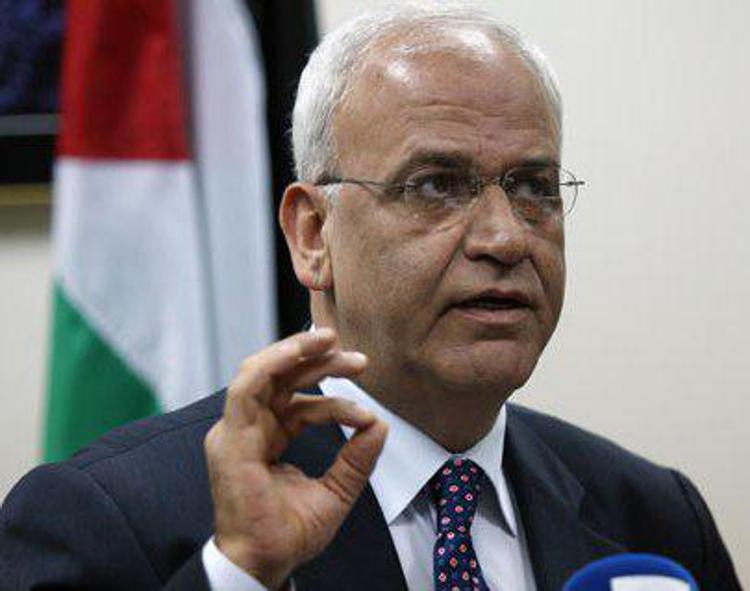 Il capo negoziatore palestinese Saeb Erekat