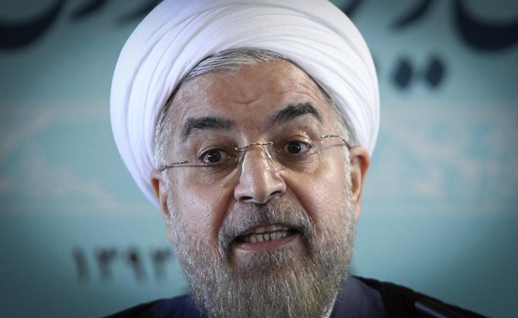 Il presidente iraniano Hassan Rohani (Foto Xinhua)