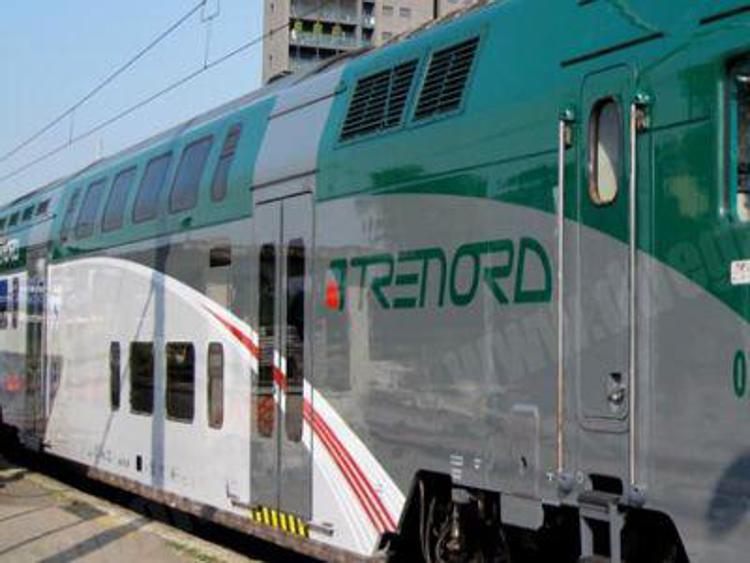 Un convoglio di Trenord, la società che gestisce il trasporto ferroviario in Lombardia.