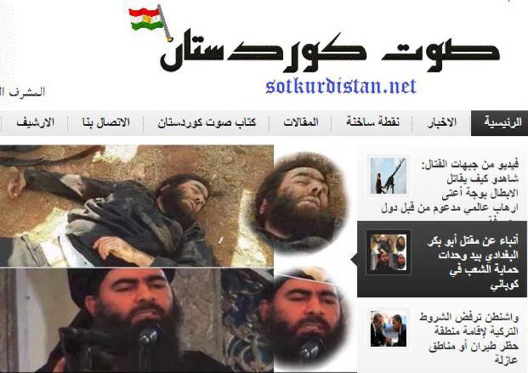 Siria: propaganda curda sul Web, ecco il cadavere di al-Baghdadi