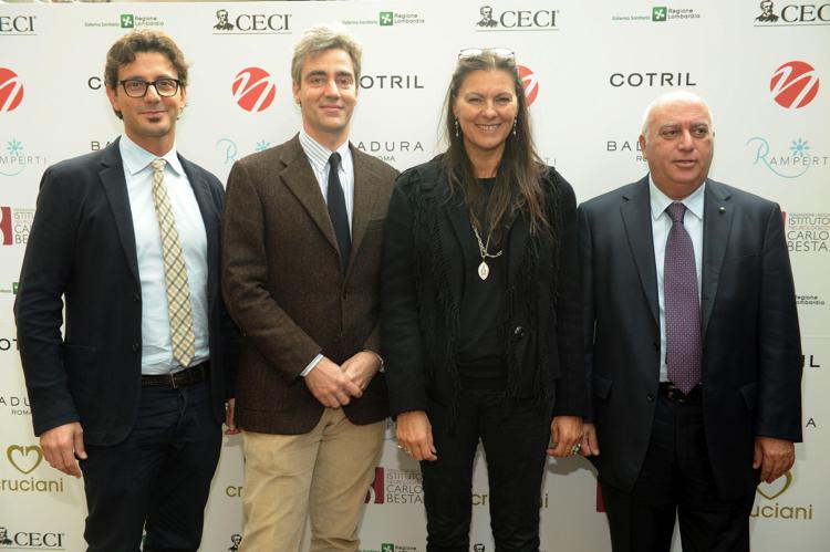 Nella foto, Francesco Acerbi, Paolo Ferroli, Paola Bulbarelli e Alberto Guglielmo - (Ph. Stefano Trovati/SGP)