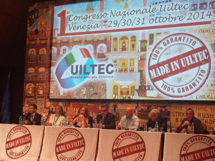 L'apertura del congresso Uiltec a Venezia - (foto Labitalia)