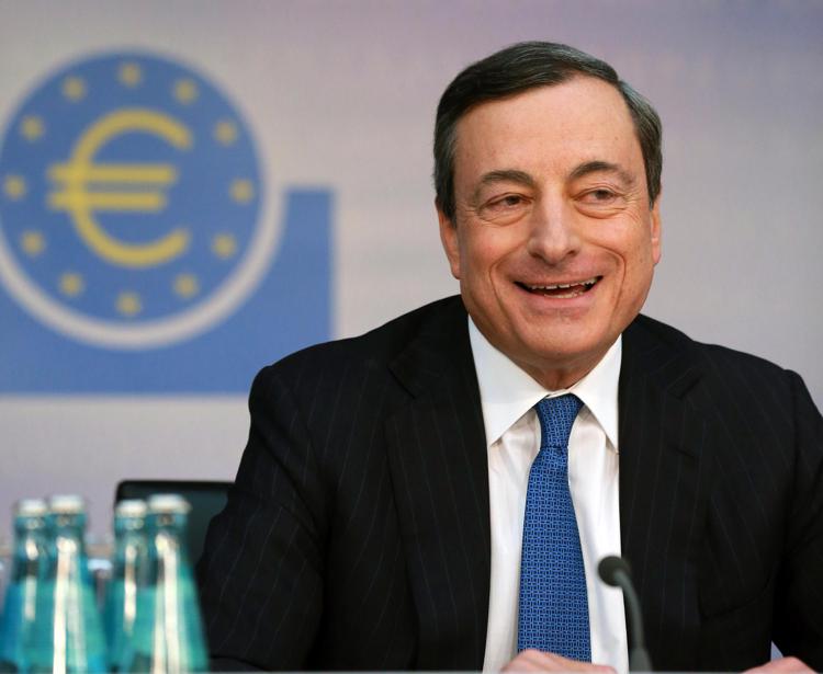 Il presidente della Bce, Mario Draghi (Foto Infophoto) - INFOPHOTO