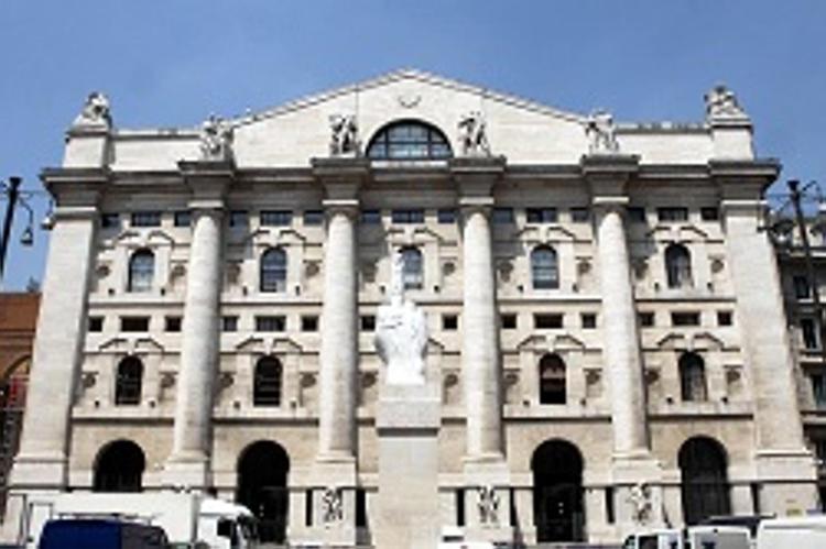 Palazzo Mezzanotte, sede della Borsa Italiana a Milano.