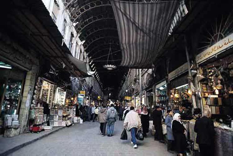 Damasco Uno scorcio del grande bazar Hamydia - ©IBERPRESS