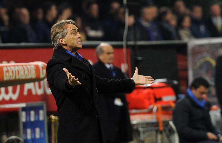 23-11-2014: MILANO, Il tecnico dell'Inter, Roberto Mancini (Infophoto) - INFOPHOTO
