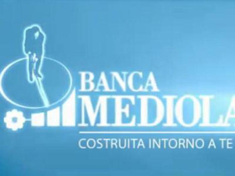 Il logo di Banca Mediolanum.