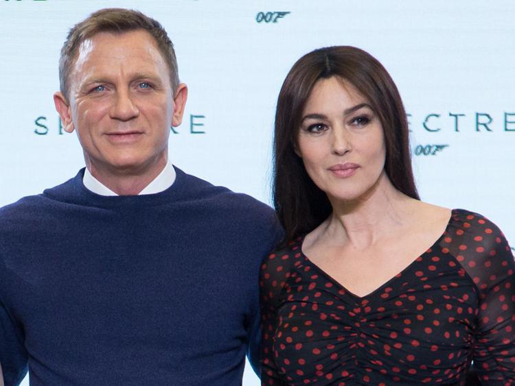 Daniel Craig e Monica Bellucci alla presentazione del cast di 'Spectre', 24esimo film della serie di James Bond 