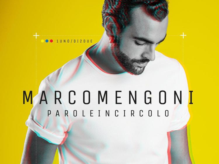 La cover del nuovo album di Marco Mengoni 'Parole in circolo'