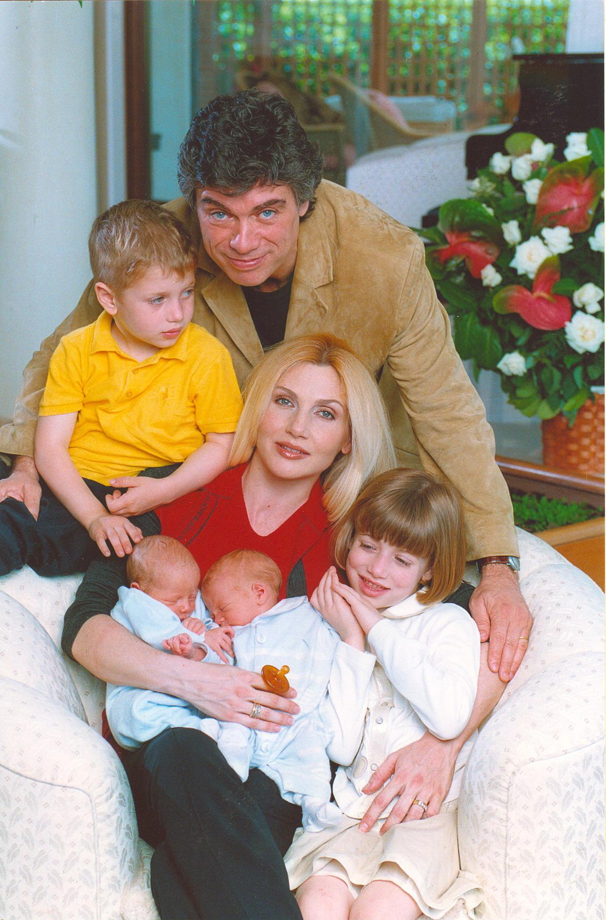 Con la famiglia nel 2000