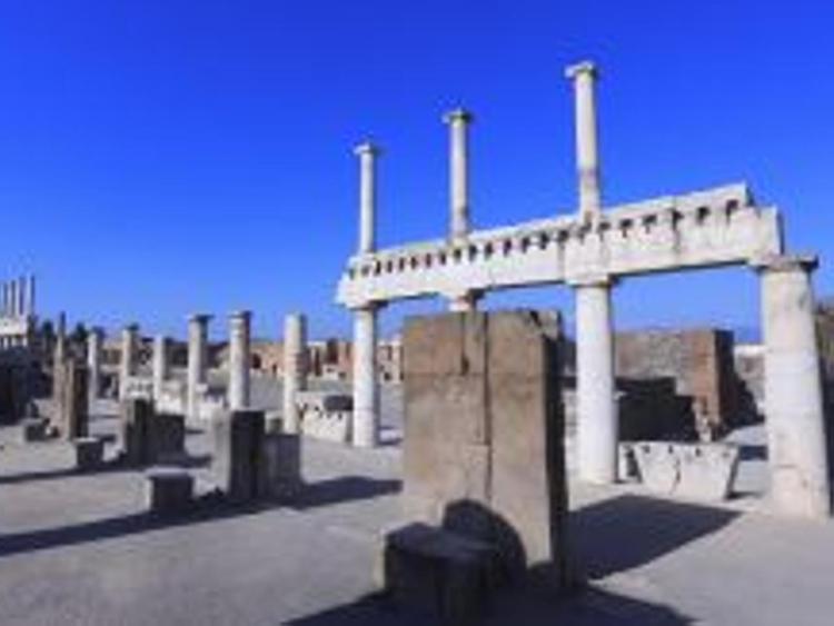 Gli scavi di Pompei (Foto Infophoto)