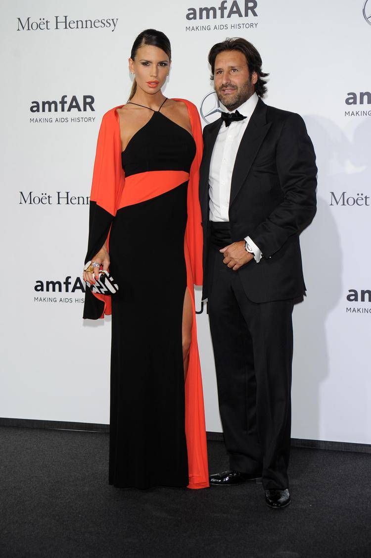 Claudia Galanti e Arnaud Mimran (Xinhua)