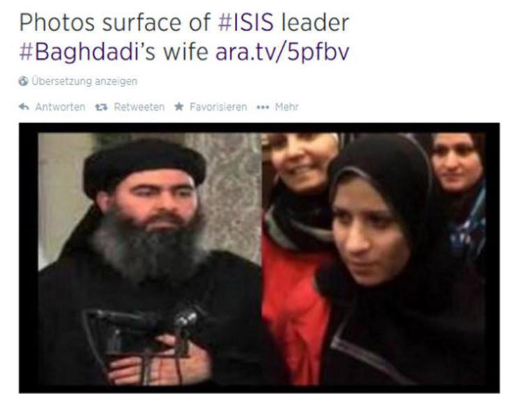 Iraq: giallo su donna arrestata in Libano, per tv Hezbollah è moglie Baghdadi