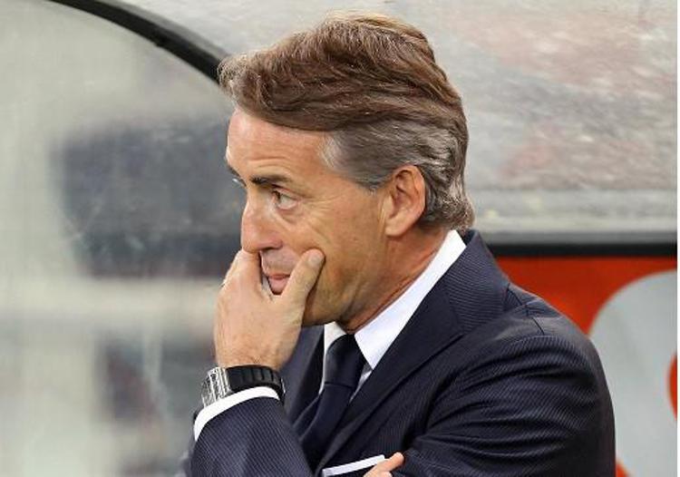 Roberto Mancini, allenatore dell'Inter  - (Foto Infophoto)
