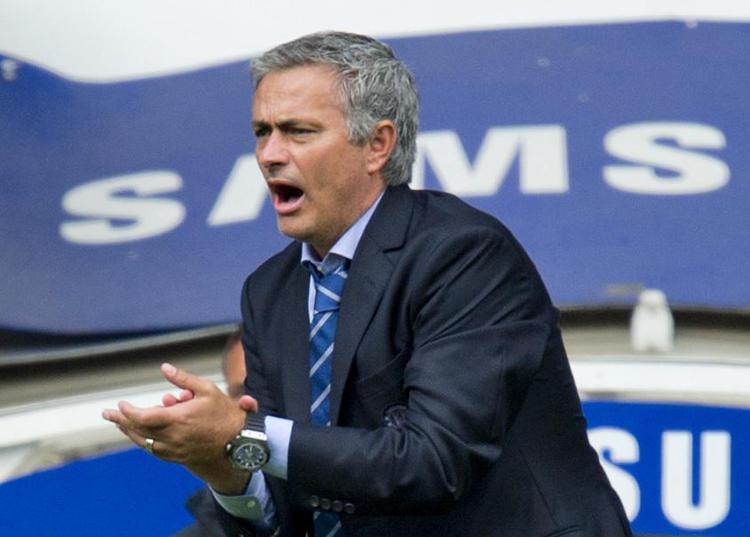 Il manager del Chelsea, Jose' Mourinho (Foto Infophoto)