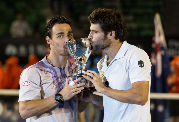 Fabio Fognini e Simone Bolelli vittoriosi nel torneo di doppio agli Australian Open