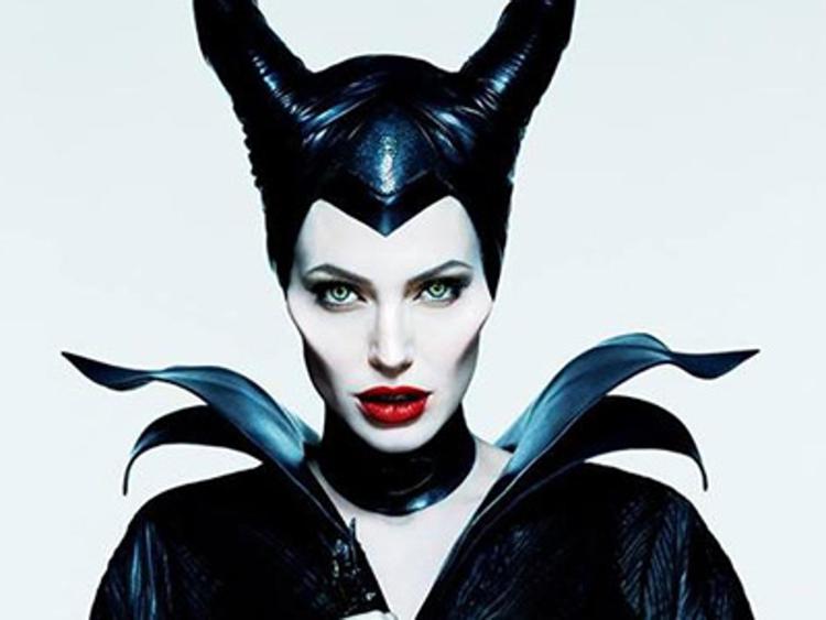 Angelina Jolie nella locandina di 'Maleficent', il film che ha incassato di più in Italia nel 2015 