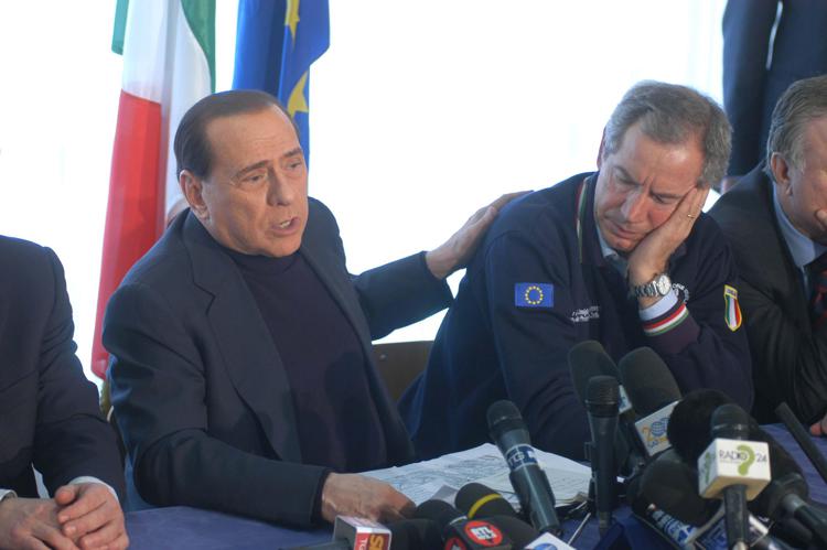 Silvio Berlusconi e Guido Bertolaso 