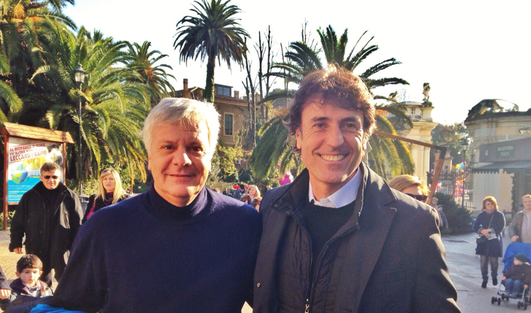 Il ministro Galletti con Federico Coccìa
