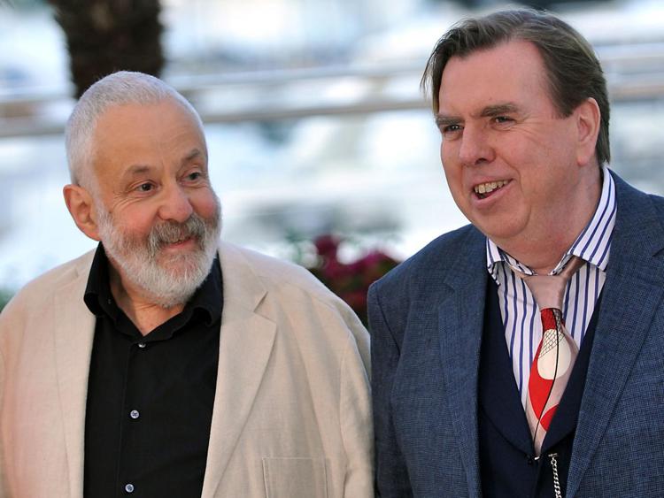 Mike Leigh e Timothy Spall (foto Infophoto)