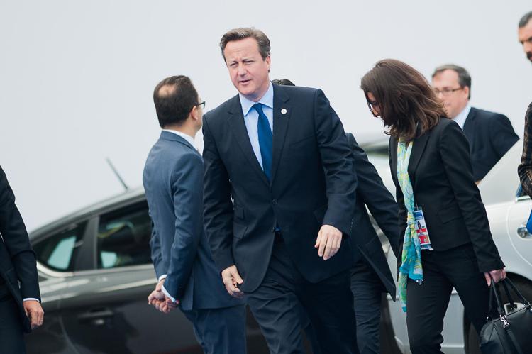 Il premer britannico David Cameron (Infophoto)