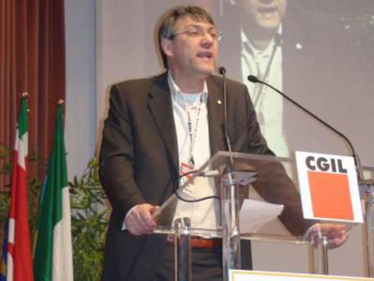 Maurizio Landini, leader della Fiom Cgil