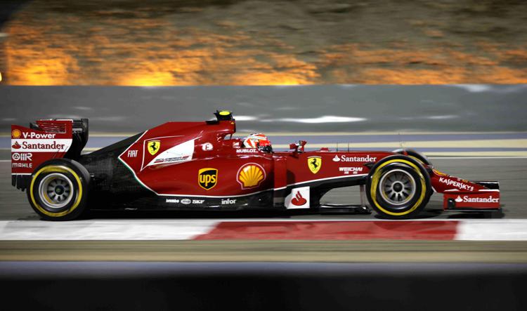 Kimi Raikkonen al volante della Ferrari (Infophoto) - INFOPHOTO