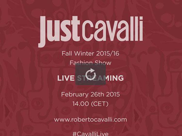 Just Cavalli Women Collection Fall Winter 2015-16/Diretta