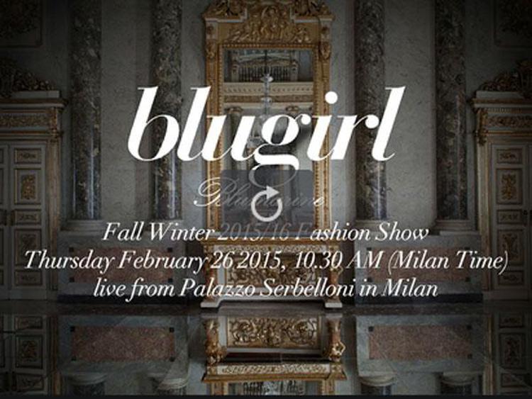 Blugirl's Women Collection Fall Winter 2015-16/Diretta